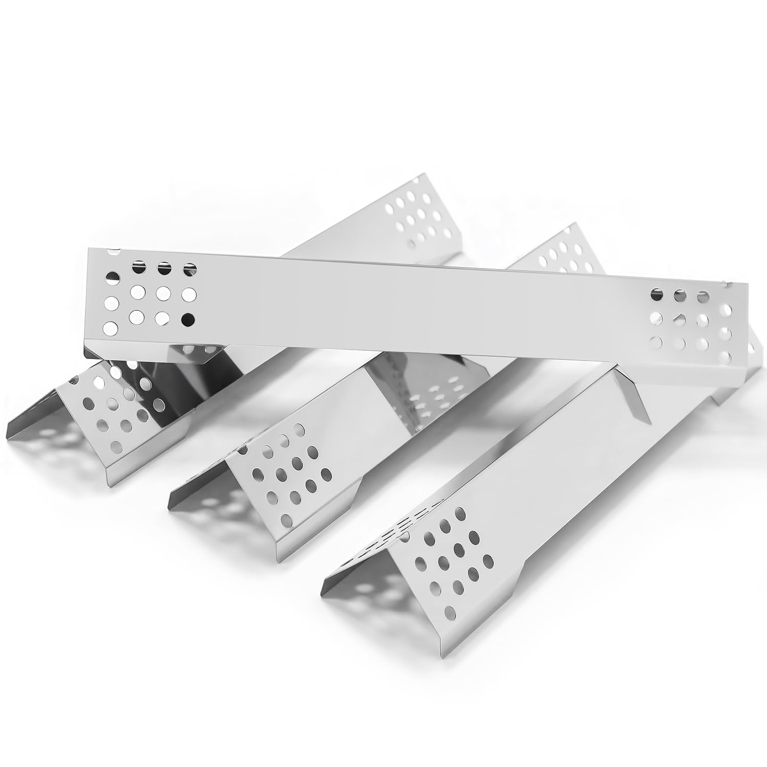 40,2 cm copertura bruciatore di ricambio per Rösle Videro Series G3, G3-S, G3-S Nero, Vario+, in acciaio inox per Rösle Videro G2, G4, G6 serie e Zanzibar, 4 pezzi