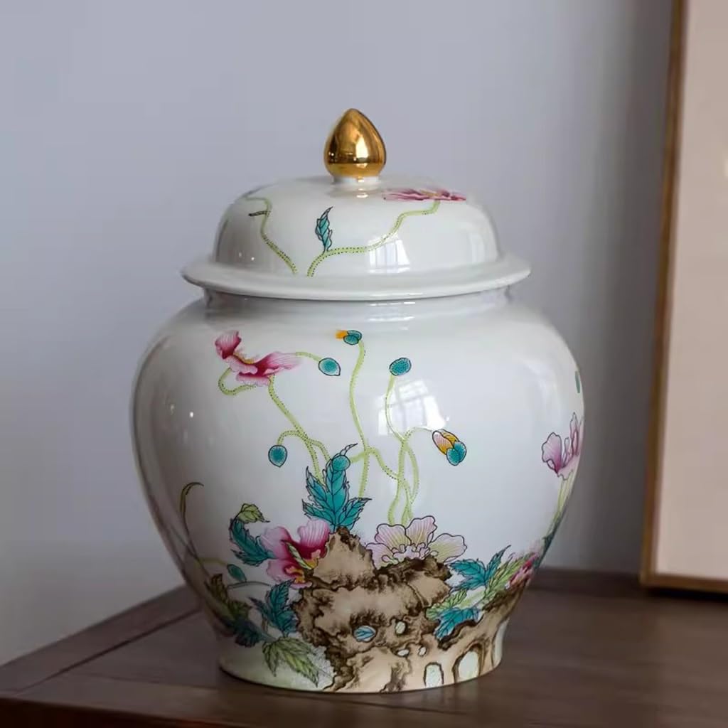 XYNSNDB Pojemniki kuchenne Pojemnik ceramiczny na herbatę Pojemnik na herbatę o bardzo dużej pojemności Pojemnik na herbatę chińską Sober do serwowania mielonej kawy, herbaty, cukru, soli i nie tylko