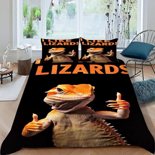 Housse de couette wild animals fermeture éclair microfibre durable - 3