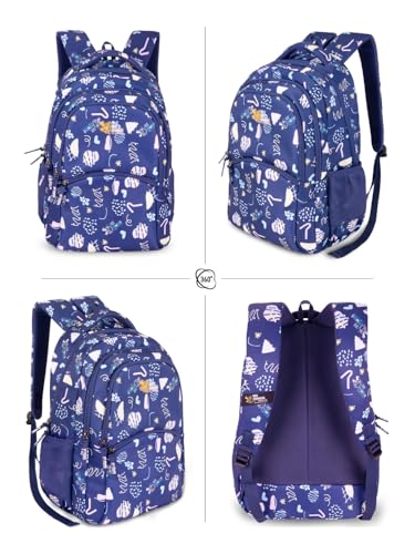 Image of Lyra Sweet Treats 37L School Backpack - Ice Cream & Candy Fun Edition | For Kids (Girls & Boys)