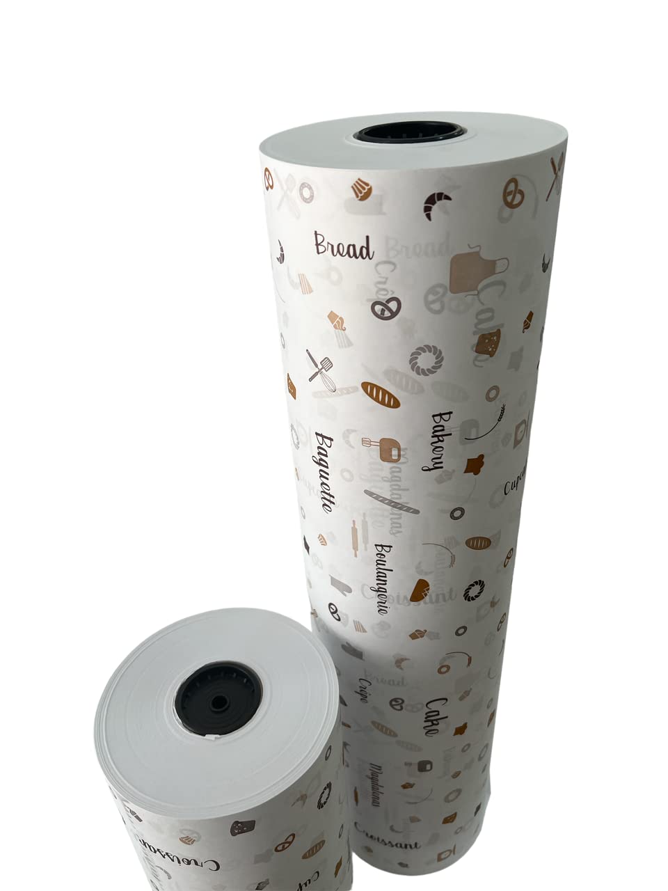 BALSAT - Bobina di carta da forno, design moderno, cerata per avvolgere prodotti, 62 cm/8 kg, ideale per pasticcerie, dolciumi e panetterie, biodegradabile e riciclabile