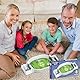 Tischkicker Kinder, Interaktives TischfußBallspiel, Tischfussball mit 2 Fußball, Mini Tischkicker Fußballspiel, Fußball Kinder Geschenk für Jungen Erwachsene Interaktive Eltern Kind Brettspiele