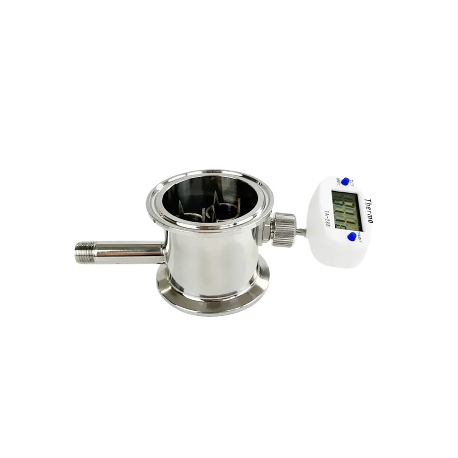 Hkvtvcypya Men's With Thermometer 2" 51Mm Flange Od64mm Ss304 Rectification Module