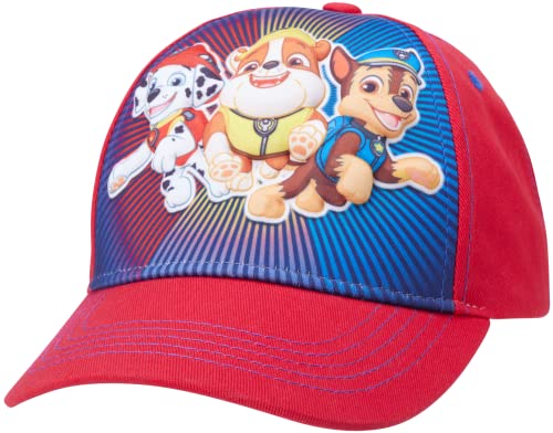 Casquette Pat Patrouille rouge en coton pour garçon de 2 à 4 ans