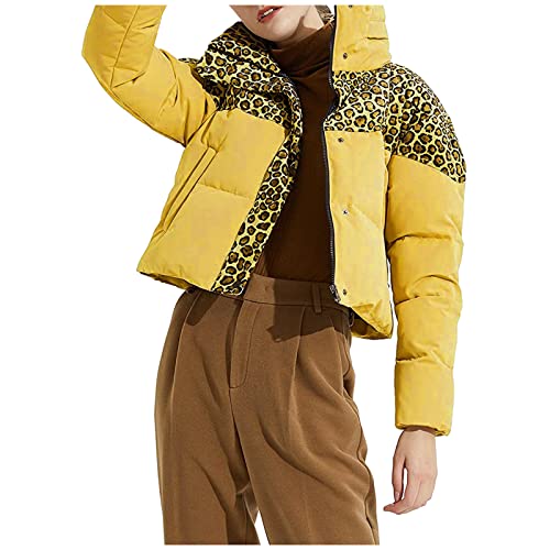 Fannyouth Womens Casual Puffer Jacket Long Sleeve Full Zip Black Padded Winter Coat #Pay221117- *409-Christmas Decorations #TOP20