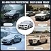 Car Cover Waterproof All Weather, 30 S Quick Install Underbody Wrap-Around Mount Car Covers for Automobiles,for Sedans 194-208 in Car Cover