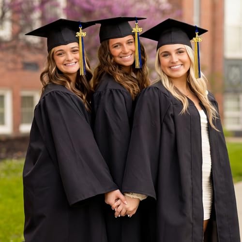 Image of GraduationMall Single&Multiple Color Graduation Tassel with 2026 Year Charm 9 inch
