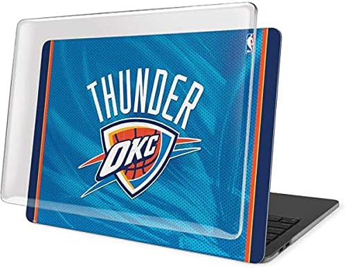 Skinit Case + Skin Compatible with MacBook Pro 13in M1 (2021) - Officially Licensed NBA Oklahoma City Thunder Blue Jersey Design