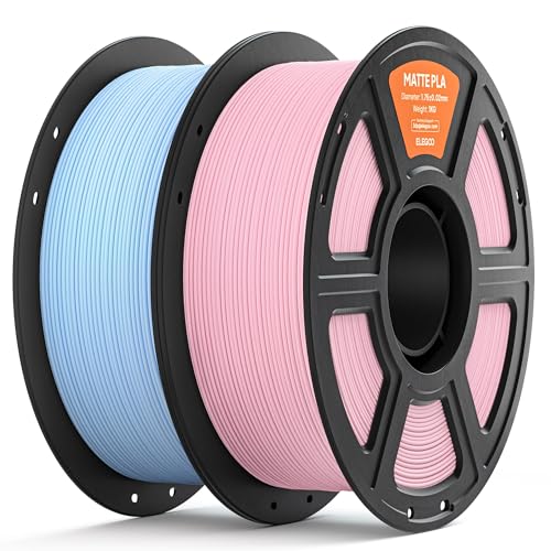 ELEGOO Matte PLA 3D Printer Filament 1.75mm Sakura Pink & Ice Blue 2KG