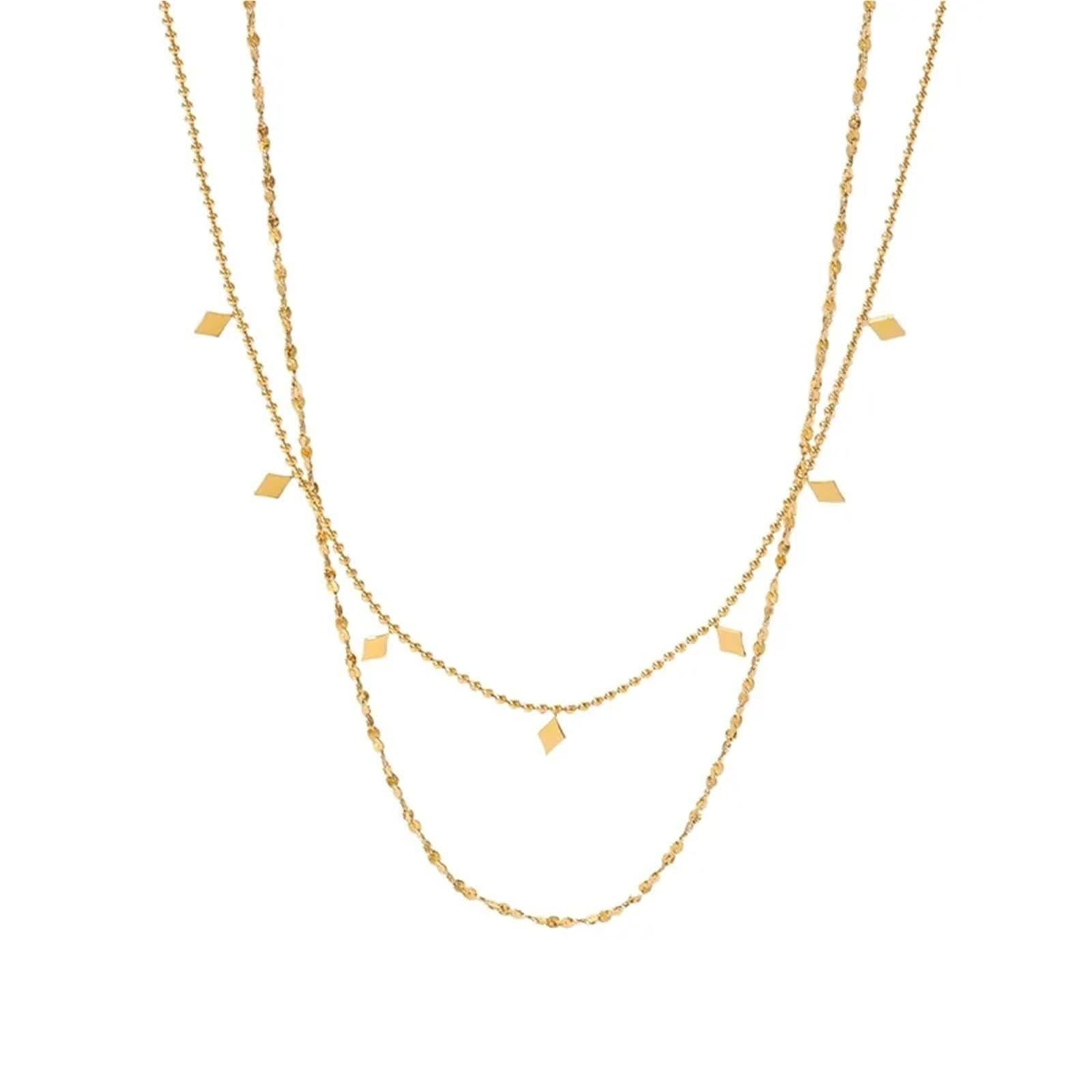 Collier chaîne en acier inoxydable anti-ternissement pour éviter les allergies - 5