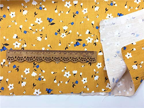 Gyulin 100% Cotton 300 Thread Count Envelope Style V Shaped/Tri/Boomerang Standard Pillow Case Cushion Cover Only Cover No Insert (White Floral & Dark Apricot Yellow) - Image 3