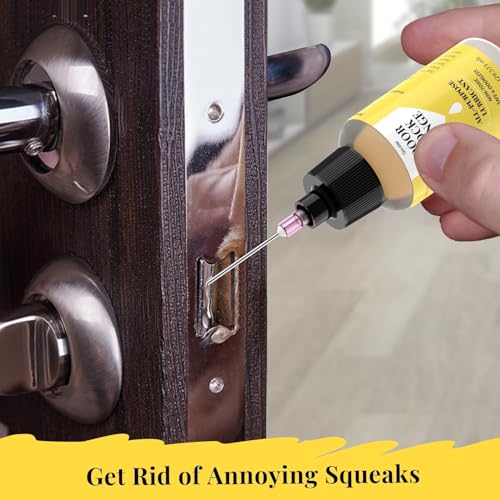 Image of Door Hinge Lubricant 1 oz Needle Oiler, Upgraded Squeaky Door Hinge Lubricant for Lock, Tools, Bicycles