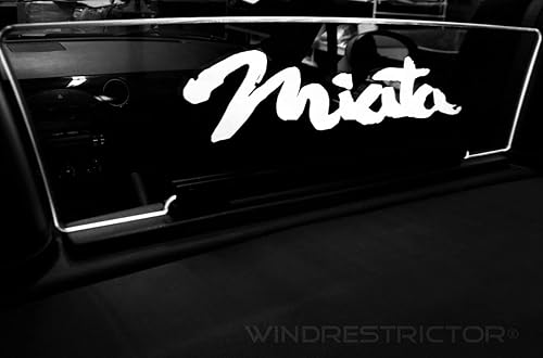 Miniatura 4 de Windrestrictor – Deflector de viento Miata NC para convertibles | Compatible con 2006-2015 | Controla el flujo de aire de la contracorriente | Paseo