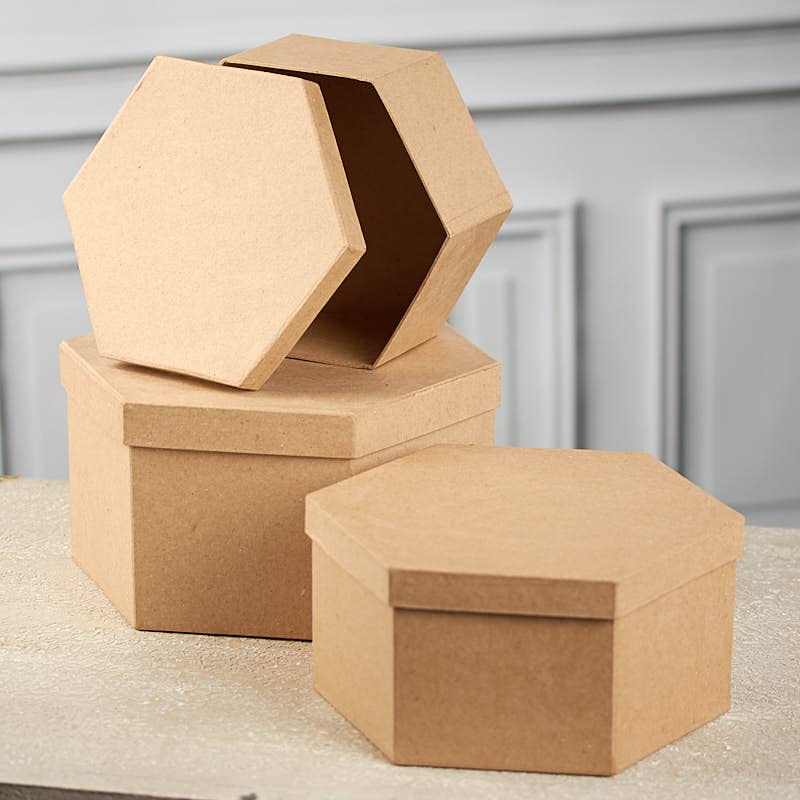 Amazon.co.jp: Factory Direct Craft® 手作りペーパーマッシュ 六角形