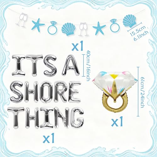 Bannière de ballons It's a Shore Thing solution décorative rapide pour EVJF réussi - 2