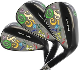 軟鉄鍛造 ウェッジ フランク三浦ゴルフ コラボ 匠 F.miura&TOHO ブラック黒染め仕上げ FORGED