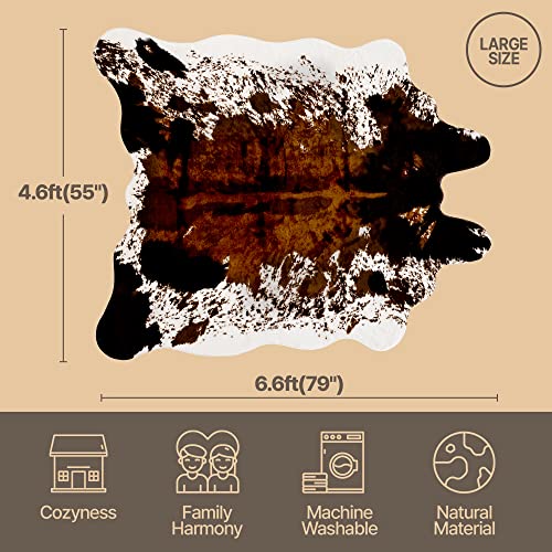 Tapete decorativo semicírculo con diseño de vaca CONBEN miniatura 3