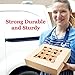 Upper Midland Products Kraft Pie Boxes With Window, 10” x 10” x 2 ½” Width, Disposable, 15 Bakery Box Container Set, Cake Pastries Doughnuts Cookies Pies Cheesecakes