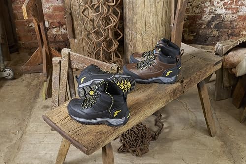Image of Goodyear Barrett Mens Boot -Steel Toe Work Boots for Men with Rugged Comfort & Protection