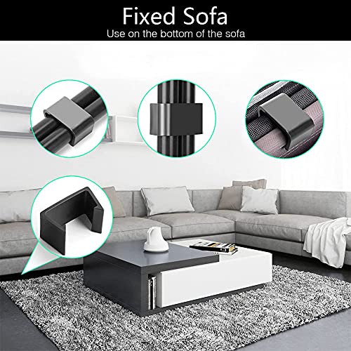 Abnaok Gartenmöbel Verbinder 12 Stück, Möbel Clips Starke Verbinder Gartenmöbel, Lounge Set Clips für Rattan-Möbeln und… – Bild 7