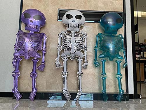 Avmbc Halloween Skeletons Balloons Skeletons Foil Balloon - Halloween Party Horror Decoration Supplies #TOP3
