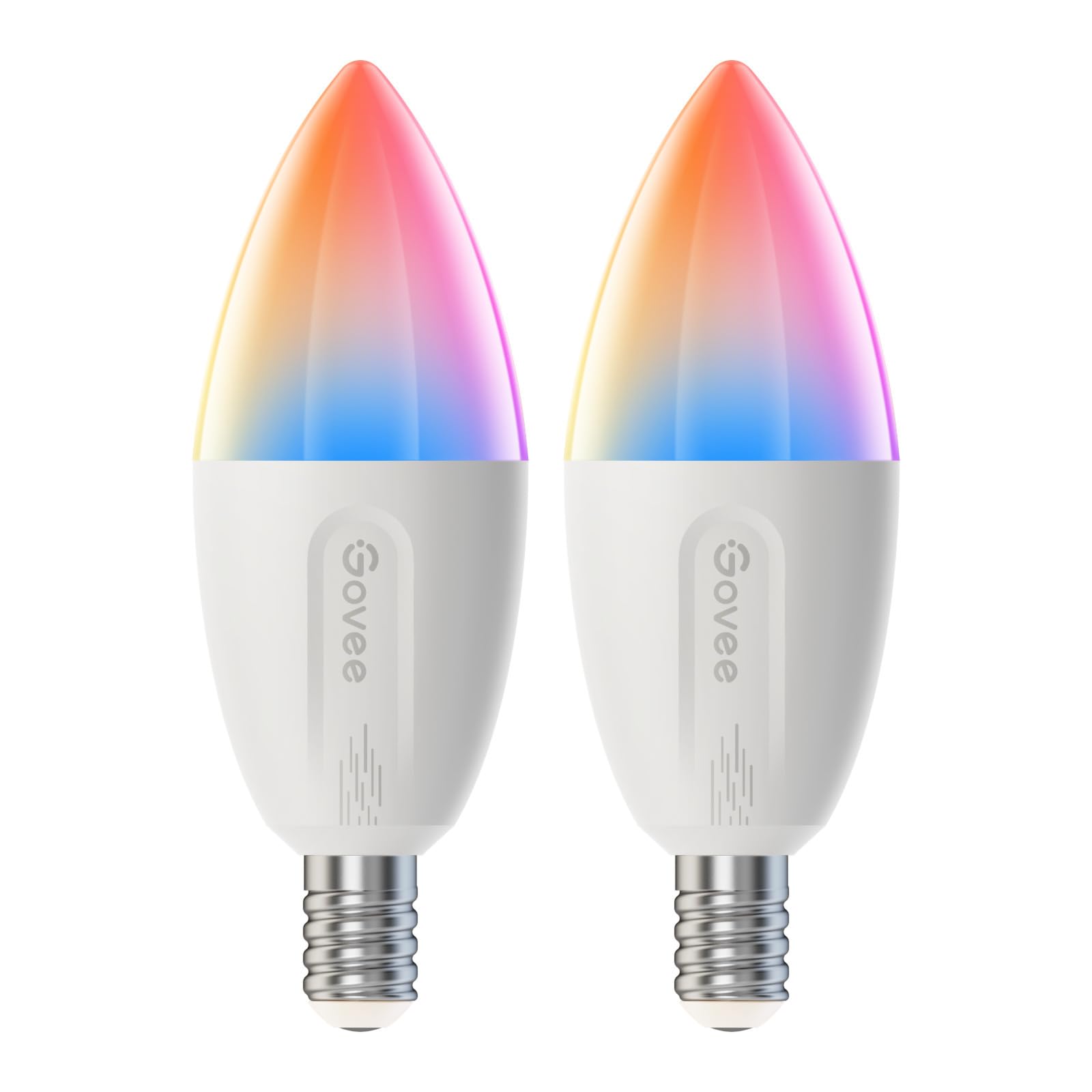 Govee Smart E14 reflektor LED, możliwość ściemniania, 2 sztuki