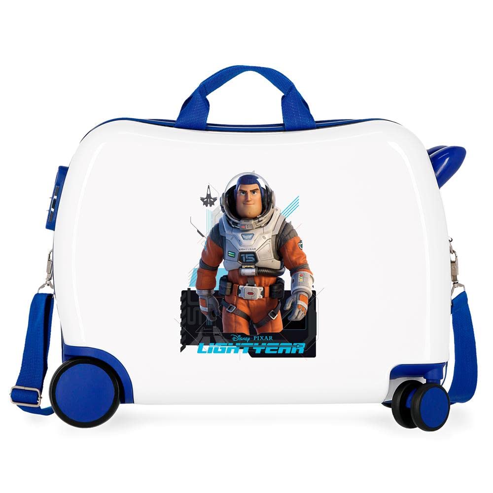 Disney Lightyear Valigia infantile bianco 50 x 39 x 20 cm rigida ABS chiusura a combinazione laterale 34 L 1,8 kg 4 ruote