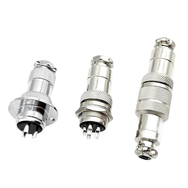 Conector de aviación GX12 GX16 GX20 5 piezas 2-15 pines miniatura 6