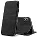 Produktbild Conie Business Hülle für Samsung Galaxy A10, Premium PU Leder Flip Schutzhülle klappbar für Samsung Galaxy A10 Tasche, Schwarz