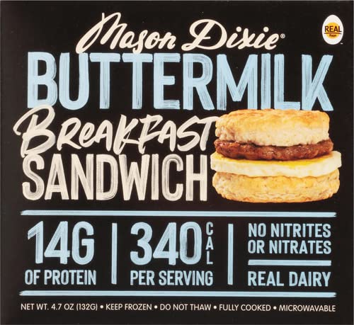 MASON DIXIE BISCUIT CO Buttermilk Sausage Breakfast Sandwich, 4.7 OZ