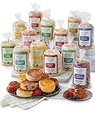 Wolferman's Baker's Dozen Super-Thick English Muffins, 13 Count Breakfast Gift Basket, Assorted Sweet & Savory Flavors, Gourmet Brunch Foods, Family Toasted Sandwich Sampler, Variety For Any Occasion