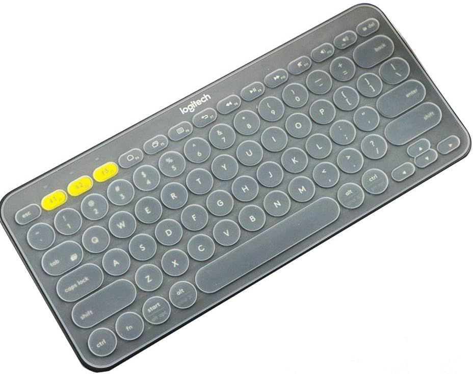Jesra Dust Proof Desktop Keyboard dust Cover for Logitech MK380Clear