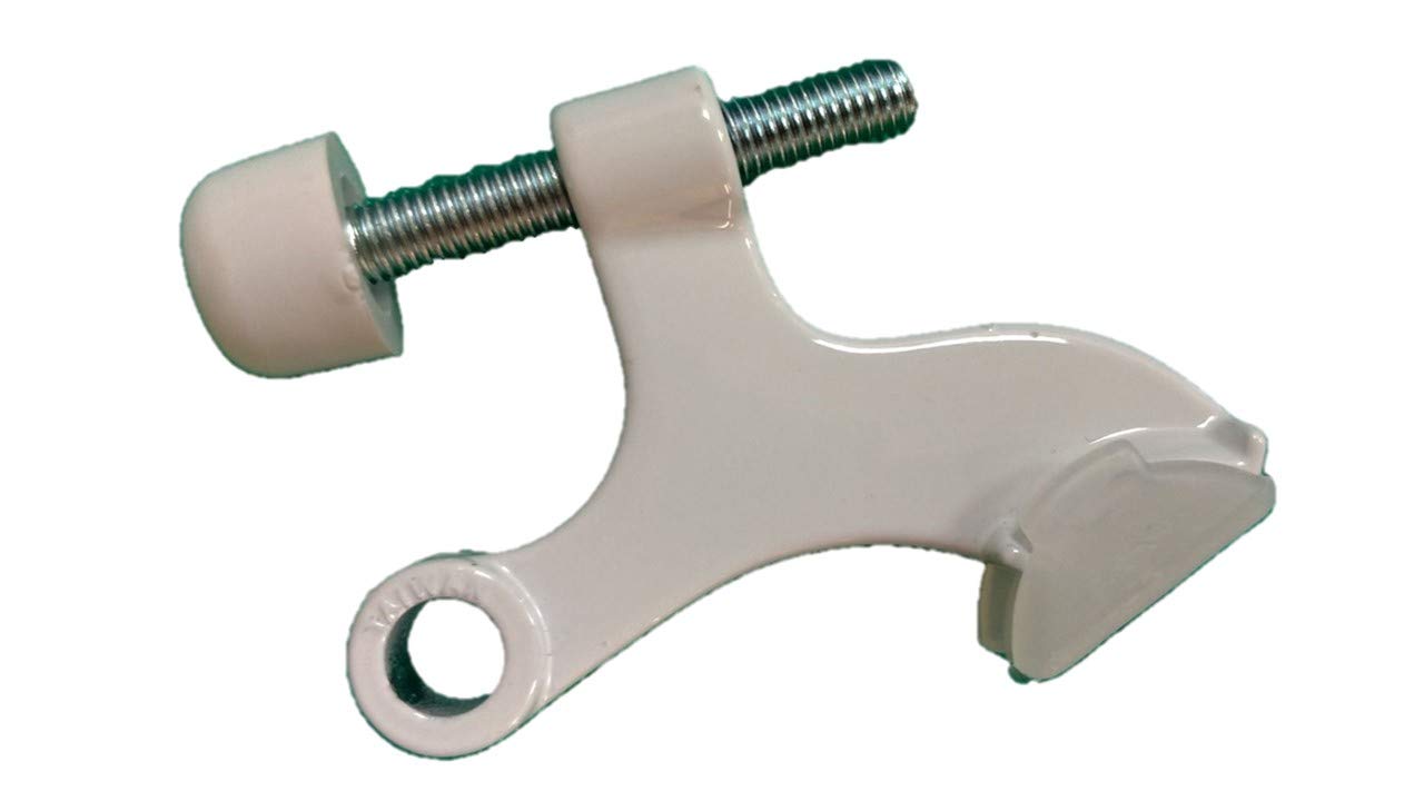 Butée de porte blanche QCAA lot de 12 pour éviter les trous dans le plâtre