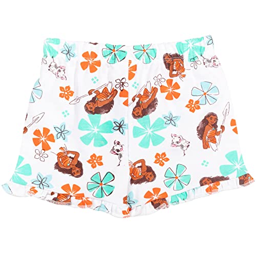 Image of Disney Princess Girls' 2-Piece Tee and Shorts Set for Baby & Kids | 2-Piece Playwear Set, Soft Cotton Blend, Comfortable Elastic Waistband, Durable Stitching, Easy Pull-On Style