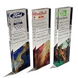 Tina&Co Customizable Acrylic Trophy Award for Activities Personalized Trophy Plaque with Logo Ideal for Employee Appreciation Gifts Awards and Trophies - 8'x 2.5'x0.8“