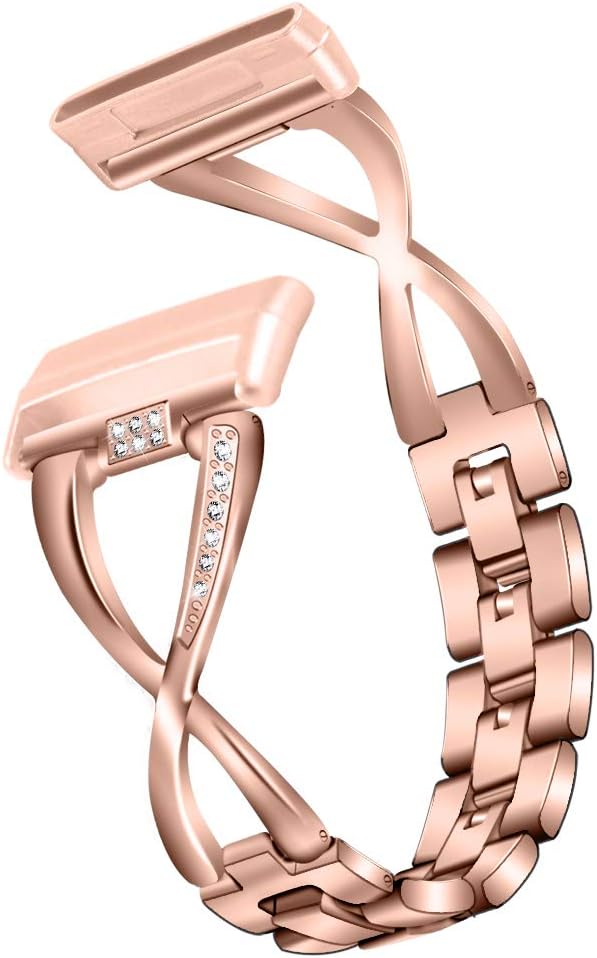 Gimartuk Compatible for Fitbit Versa 3 Metal Strap - Image 3