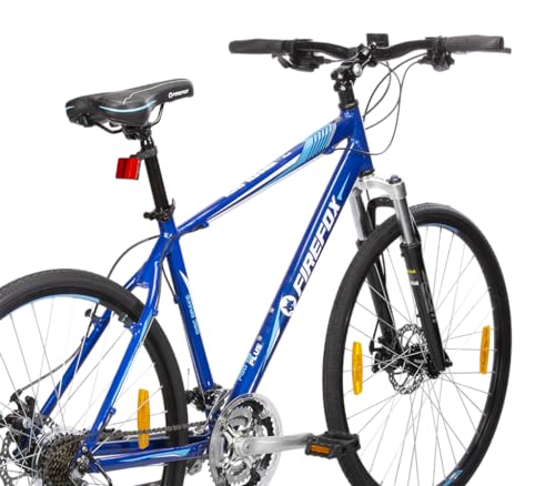 Image of FIREFOX Road Runner Pro D Plus 700C T Hybrid Cycle /City Bike (21 Gear, Blue) | Ideal for Mens | 98% Assembled Cycle