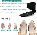 FALONG Shoe Insole Reusable Soft Shoe Inserts Heel Cushion Pads Self-Adhesive Foot Care Protector Grips Liners Loose Shoes -Heel Pain Relief Bunion Callus Blisters for Men & Women (4) gallery image