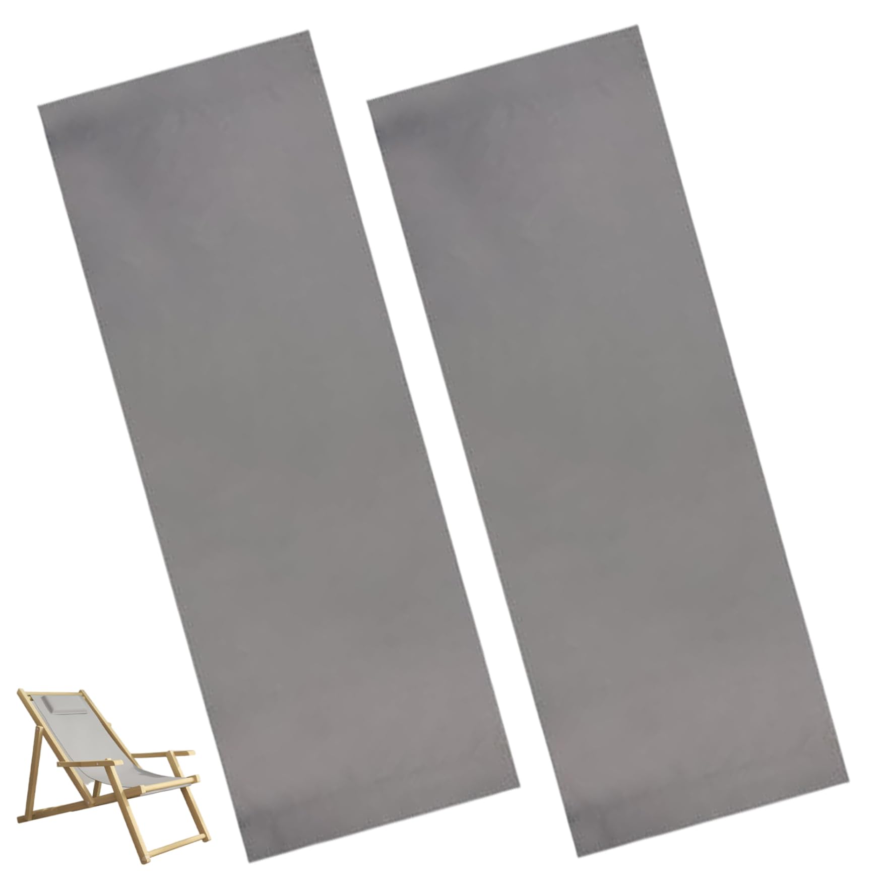 Tissu de remplacement de chaise patio 45x17 pouces pour plage camping