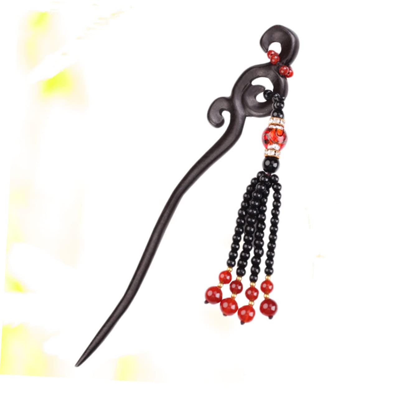 Healeved 3stücke Retro Sandelholz Haarschmuck Mit Fransen Einzigartiger Haarpin Für Chinesische Hochzeiten Und Tägliche Nutzung Für Damen Und Mädchen