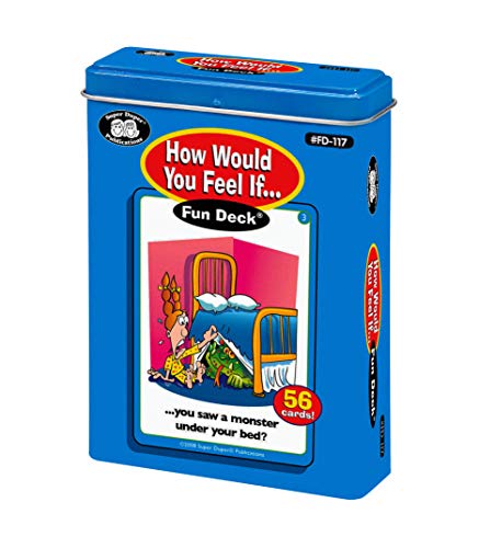 Super Duper Publications | How Would You Feel If Fun Deck | Understanding Feelings and Emotions Flash Cards | Educational Learning Materials for Children
