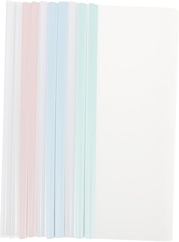 Operitacx 10 carpetas de documentos para barras deslizantes A4, soportes de papel para profesores, estudiantes y trabajadores de oficina