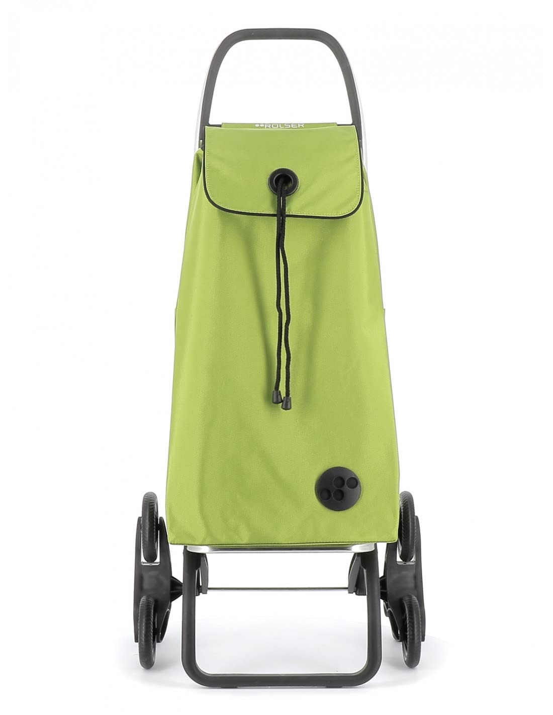 Carrello Portaspesa Rolser I-Max MF 6 Ruote Montascale - Lime