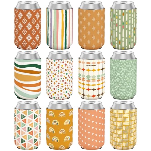 Save on 12 Pcs Boho Can Cooler Sleeves with Code J4OSICKY