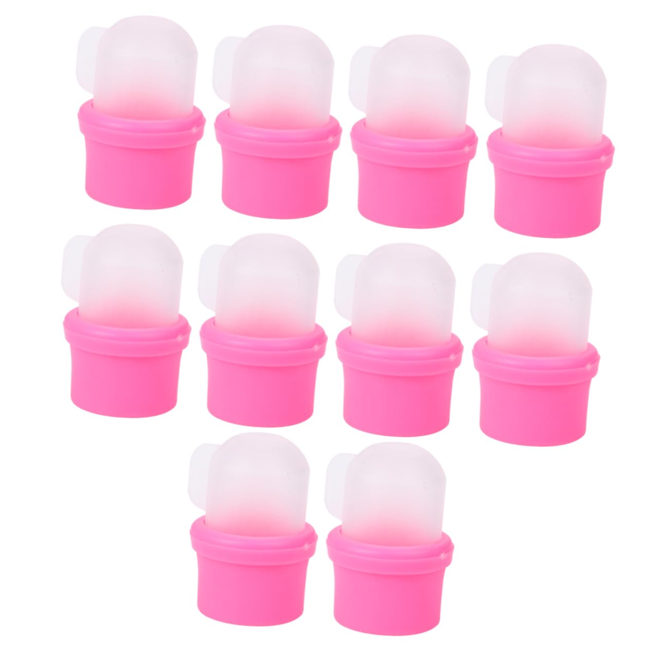 Mikinona Remover for Gel Nail Polish 10pcs Nail Soaker Covers Removing Covers Polish Removers
