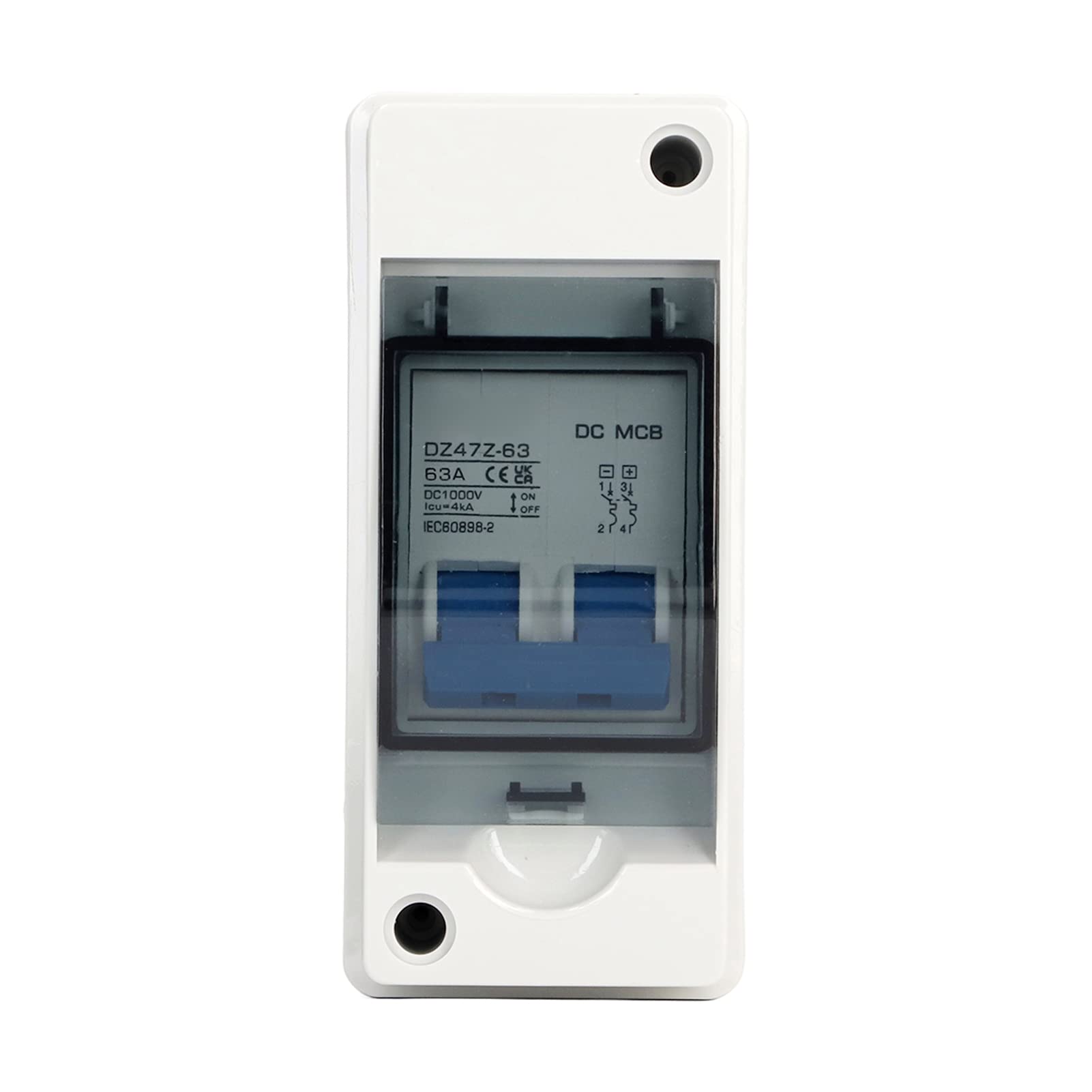 Acouto Sezionatore CC in Miniatura 63A 1000V IP65 per Pannello Solare Connettore del Fotovoltaico per un Sezionatore CC più SicuroSezionatore SolareSezionatore 63ASezionatore 1000 V