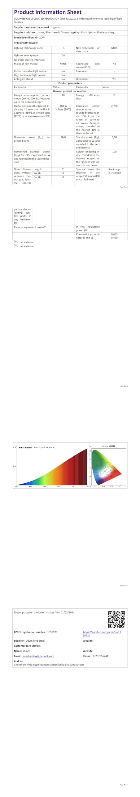 G4 żarówka halogenowa 12 V 20 W, 2 piny, przezroczyste lampy kapsułkowe, ciepła biel 2700 K, długi 生命周期