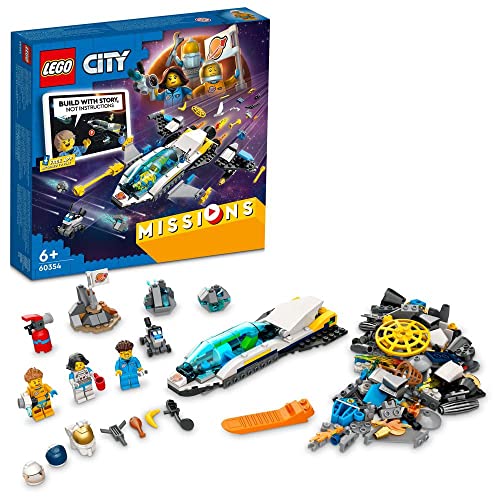 LEGO City Mars Spacecraft Exploration Missions 60354 Building Blocks Toy Set; Toys for Boys, Girls, and Kids (298 Pieces)