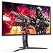 AOC Gaming U28G2XU - 28 Zoll UHD Monitor, 144 Hz, 1 ms, FreeSync Premium Pro, HDR400 (3840x2160, HDMI, DisplayPort, USB Hub) schwarz/rot
