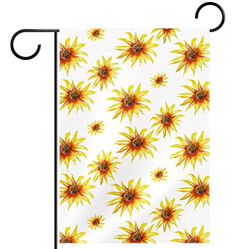 Drapeau de jardin tournesols double face anti usure de fete